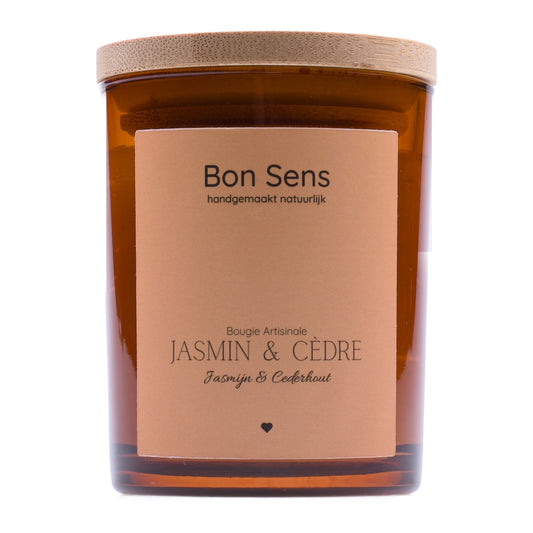 Geurkaars Cederhout & Jasmijn - Lumière de Vie