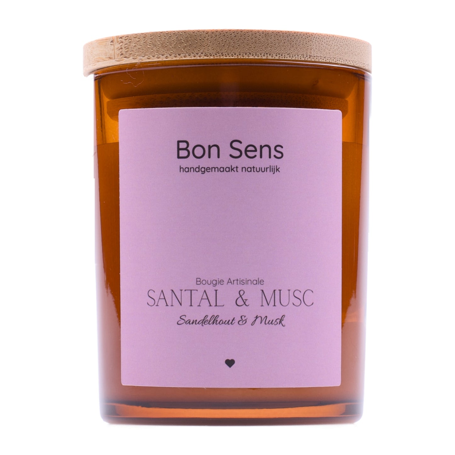 Geurkaars Sandelhout & Musk - Lumière de Vie